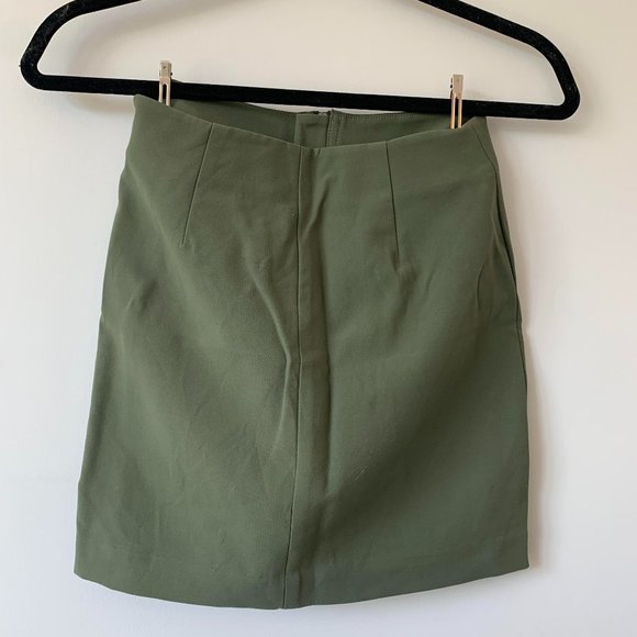 Green Wilfred Free Peggy A-Line mini skirt - Picture 3 of 5